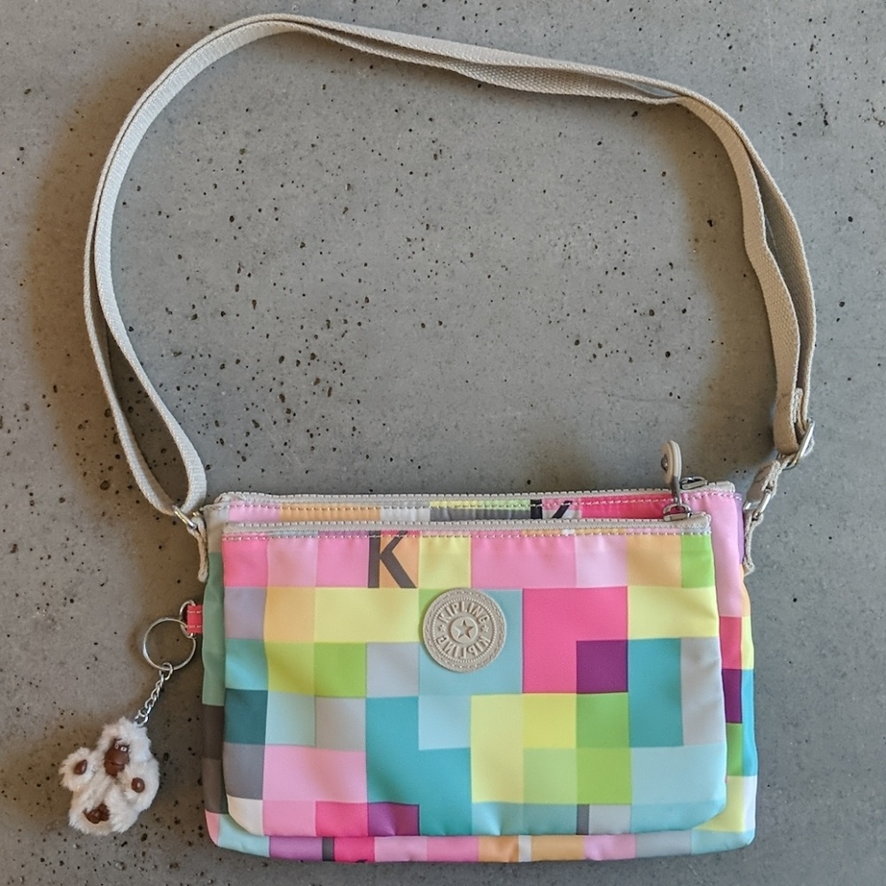 Kipling Mikaela Crossbody Bag - K-Squared Neon